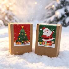 1PC Snowflake Christmas Tree Shaped Scented Candle Home Decor Ornament Gift Box, Christmas Gift, Christmas Scented Ornament, 2 Packaging Styles Randomly Shipped - 1PC - View 8