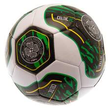 Celtic FC Tracer Training Football - White/Black/Green - View 2