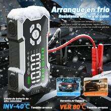 Arrancador de Batería 4000A con Compresor de Aire Integrado y Puerto USB – Jump Starter Portátil para Auto, Inflador de Llantas 150 PSI, Pantalla LED, Batería Recargable y Kit de Emergencia para Carretera - Negro/Amarillo - Ver 3