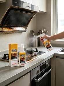 Kitchen Grease Cleaner, Powerful Cleaning, Oven Cleaner, Oven Cleaning Spray, Suitable For Daily Home Kitchen Degreasing And Stain Removal (Randomly Sent New And Old Models) - Liquid - View 2