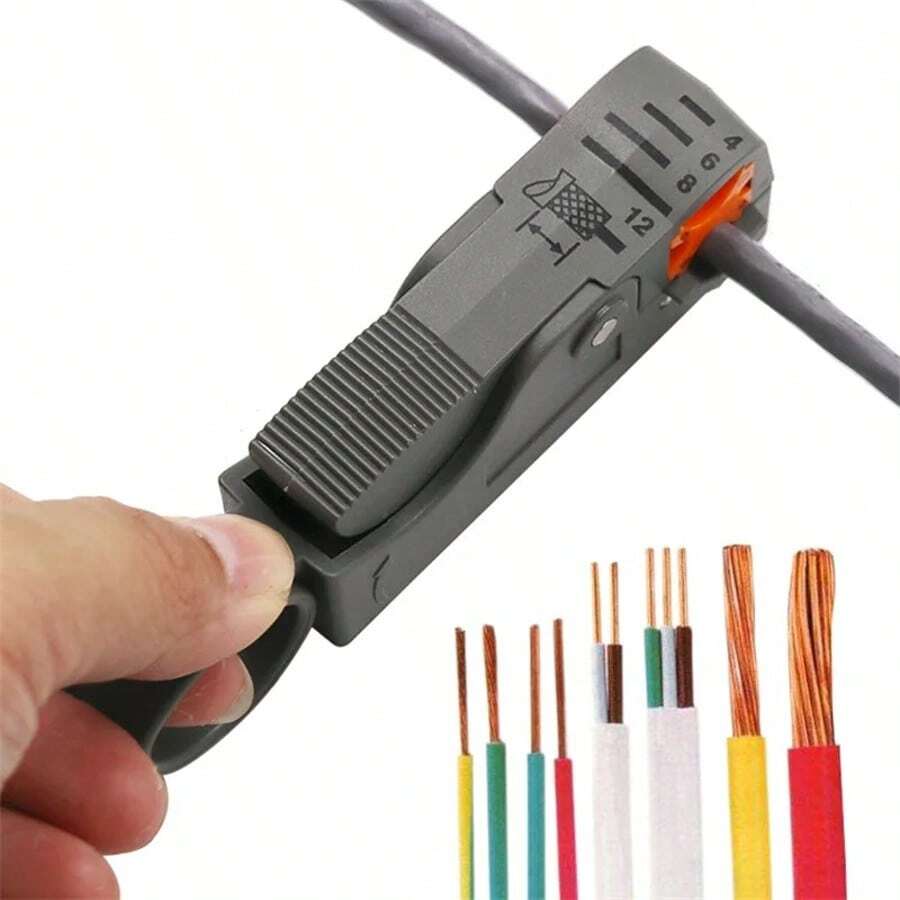 Decrustation Pliers Automatic Stripping Pliers Knife Stripper Wire Cable Tools Crimper Pliers Crimping Tool Cable Stripping Wire - A - View 1