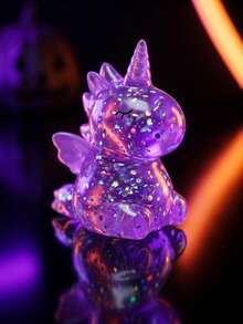 Halloween Blind Box Squishy Toy, 1 Random Piece, Cute Semi-Transparent Pumpkin Unicorn Rabbit, Stress Relief Fidget Toy, Kids Style, Spooky Party Favor, Halloween Gift Bag Filler, Novelty Gift - Multicolor - View 7