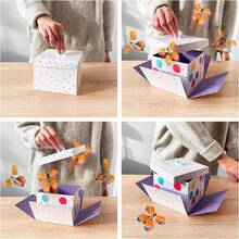 DIY Gift Box, Exploding Butterfly Box, Surprise Flying Butterfly Box Prank Box, Suitable For Small Business Supplies-Wedding Decorations-Party-Birthday-Graduation Ceremony-Perfect Grad Guestbooks Random Color - Color - View 10
