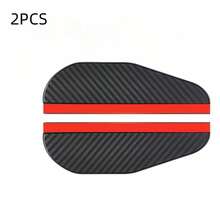 2pcs/4pcs Car Rearview Mirror Rain Covers, Thickened Carbon Fiber Texture Rain Guards, Enhanced Clear Visibility, Reinforced Edges Durable Protection, Suitable For Rainy Day Driving, Off-Road Travel, Daily Vehicle Protection, Great Gift For Friends - Thickened Carbon Fiber Rain Eyebrow One Pair - View 12