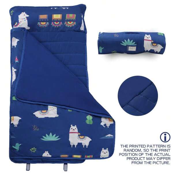 Colchoneta para siesta infantil BEEWEED, múltiples opciones de estampado, adecuada para niños de 3-7 años, plegable, adecuada para centros de cuidado infantil y jardines de infancia