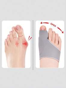 Foot Protection Sleeve Foot Care Sole Cover - Grey - View 3