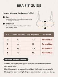 [For Petite Bust] 2Pcs Everyday Comfort Wireless Bras - Seamless No Underwire Support T-Shirt Bras - Multicolor - View 6