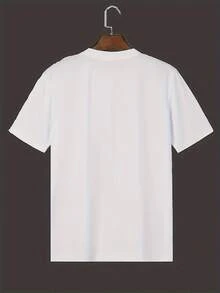 Men's Simple Casual Sports Business Fashion T Shirt - 黑色 - 查看 4