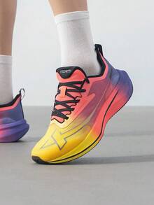 XTEP Men's Professional Running Shoes 2000km 2.0 2026 Summer New Men's Shoes Marathon Racing Training Running Shoes 876219110043 Fluorescent Buddha Hand Yellow/Fluorescent Camellia Red - Fluorescent Bergamot Yellow/fluorescent Camellia Red - View 2