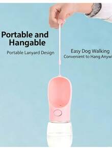 Bouteille d'eau portable pour animaux de compagnie, convient aux petits chiens, grands chiens et chats, conception étanche pour l'extérieur, idéale pour Chihuahua, Bouledogue français et autres races, parfaite pour les promenades en plein air et le camping - Multicolore - Voir 10