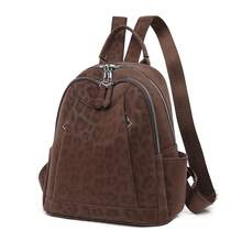 LECEY Women's Simple Backpack - Coffee - View 3