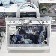 Y2K Elegant Vintage School Crossbody Bags Clear,New Simple Girls Shoulder Bag Preppy College Student Handbag With Badge Display Plate,Ita Bag,DIY Ita Bag,JK Back To School Gift,Ccert Anime Fans Bag Women(Only Bag) - Multicolor - View 9