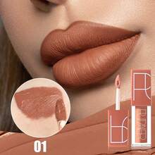 PUDAIER Soft Matte Velvet Lip Glaze, Tahan Air dan Tidak Lengket, Hasil Akhir Bedak Lembut, Cokelat Nude Alami, Tahan Lama dan Tidak Meninggalkan Noda, Cocok untuk Pemakaian Sehari-hari, Pernikahan, dan Kembali ke Sekolah - 01 - View 8