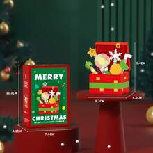 Christmas Fashion Gift Series, Children's Micro-Particle Mini Building Block Toy Set, ABS Material, Soft Stress Relief Item. Classroom Reward Small Gift, DIY Creative Educational Handmade Gift. Suitable For Major Holiday Surprise Gifts. Hot Selling Series - Multicolor - View 9