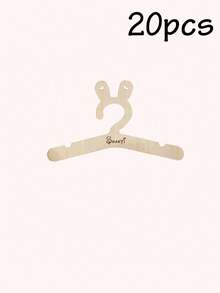 2-20pcs Custom Hanger, Cute Bear Bunny Style, Personalized Name Clothes Hanger, Customized Closet Decor, Customizable Back To School Birthday Gift, Organization, Aesthetic Home - Style a - View 9