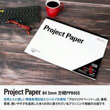 方眼紙 プロジェクトペーパー B4 5mm方眼罫 50枚 PPB45S - ブルー - チェックする 2