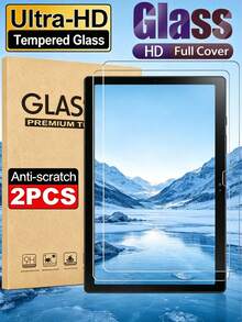 2片裝 HD 鋼化玻璃全螢幕平板螢幕保護貼,適用於 Galaxy Tab S11 S10 FE S9 S8 S7 S6 Lite A9 A11 A8 A9+ A11+ 11吋 8.7吋,9H 硬度、防爆、防刮、無氣泡、自動吸附保護膜 - 無色 - 查看 17