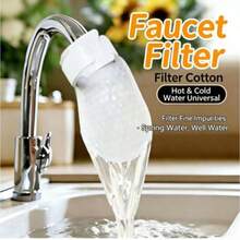 10/20/50/100pcs Universal Faucet Filter Cotton Bags With Sediment Filtration Layer, Compact Fine Fiber Mesh Purification Filter Bags, Filters Rust, Silt, Limescale, Suitable For Kitchen, Bathroom And Sink - View 11