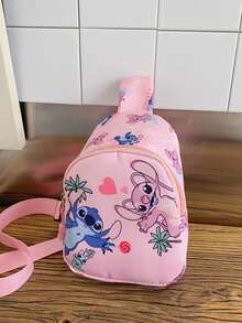 Disney 1件卡通時尚腰包，青少年零錢包，可愛胸包，迷你零錢袋，運動斜挎包，男孩女孩收納包，旅行包 - 彩色 - 查看 7