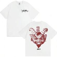 T-shirt graphique Rapper Kris R Ec Trap De Medallo, mode vintage, manches courtes, t-shirt en coton oversize pour hommes et femmes - Couleur 2 - Voir 1