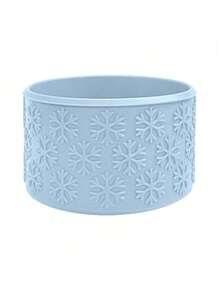 Cup Sleeve And Coaster, Insulated Cup With Snowflake Pattern, Non-Slip Silicone Cup Base, Outdoor Travel Accessory - Multicolor - View 5