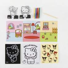 Hello Kitty Cerdá 女孩手工著色套裝 - 粉紅手提箱造型，均碼，內含著色紙、馬克筆和貼紙，官方授權兒童文具，送禮旅行皆宜。 - 選項 1 - 查看 4