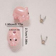 Sweatshirt Pendant Accessory, Suitable For Sweatshirts And Dresses, DIY Cute Animal Design Sweatshirt Decoration, Shoelace Charm, Sweatshirt Drawstring Pendant Rope Head Buckle - A - View 3
