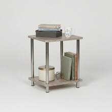 KIWI MOBLEKIT | Wooden And Metal Side Tables For Living Room Or Bedroom, Modern Functional Tables With Different Shapes And Heights, Fixed Or Folding Options For Home - 輔助桌 34x29.5x41 厘米 - 查看 4