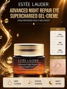 Estée Lauder 雅詩蘭黛抗藍光眼霜 3/5/15ml，淡化眼部皺紋，深層修復與抗老，提亮肌膚，長效舒緩，適合所有膚質 - 雅詩蘭黛特潤修護肌活精華眼霜 - 查看 2