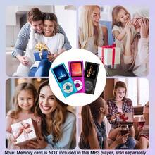 (Sin tarjeta de memoria incluida) Admite música, video, fotos y libros electrónicos | Auriculares y cable de datos incluidos | Delgado y portátil, multicolor | Excelente para deportes y viajes, batería de 150mAh, larga duración - Ver 3