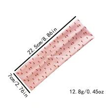 1pc New Sweet Floral Print Headband, Ins Style Pink Tone, Fashionable Versatile Elastic Headscarf, Sports Headband For Girls - Multicolor - View 11