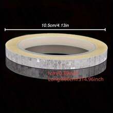 1cm*8m Reflective Tape Vehicle Warning Sticker Reflective Film Protective Tape Strip Film Suitable For Trucks Cars Motorcycles - Multicolor - View 2