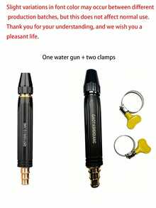 1pc 360° Rotating 3-Nozzle Sprinkler With Adjustable High-Pressure Hose And Nozzle, Suitable For Garden Watering And Car Washing. It Provides An Efficient And Comfortable User Experience, And Comes With A Pressurized Nozzle And Household Hose. It Is Also An Accessory For High-Pressure Washers. - A - View 12