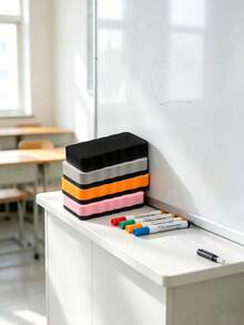 1/4/8pcs Magnetic Whiteboard Erasers, Suitable For Home, School And Office, Back To School - Multicolor - View 3