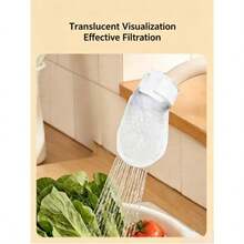 10/20/50/100pcs Universal Faucet Filter Cotton Bags With Sediment Filtration Layer, Compact Fine Fiber Mesh Purification Filter Bags, Filters Rust, Silt, Limescale, Suitable For Kitchen, Bathroom And Sink - View 10
