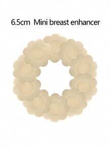 1/2Pcs Self Adhesive Push Up Silicone Bra, Strapless Reusable Breast Pads For Party Dress, Size Runs Small, Order One Size Up (Note: The Adhesive Is Not Very Strong, Too Strong Adhesive Is Not Friendly To The Breasts) - Apricot - View 14