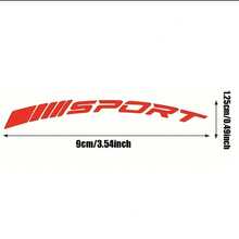 8pcs/Set Sport Reflective Car Wheel Rim Vinyl Stickers Hash Mark Stripe Racing Wheel Hub Decals - A - View 8