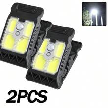 1件/2件/3件 LED 太陽能花園壁燈，附感應器，戶外防水燈，可充電夾燈，適用於景觀牆面裝飾 - 太陽能夾子燈 - 查看 17