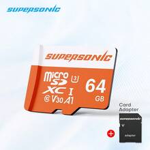 Supersonic 記憶卡 C10 Micro SD 卡 32GB 64GB 128GB 256GB A1 U3 V30 原廠儲存快閃記憶卡，適用於智慧型手機與電腦 - 查看 13