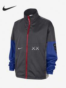 Nike 正版新款男士時尚拼接寬鬆梭織運動夾克 FB4398-018 - FB4398-018 - 查看 1