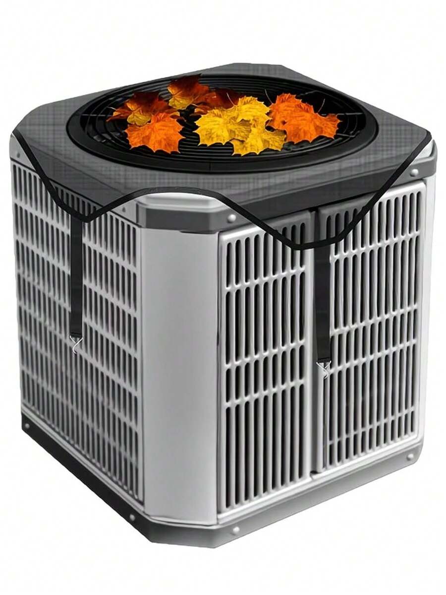 1件裝單件式冷氣室外機罩,適用於中央空調室外機,戶外冷氣保護罩,電氣通風防護罩,防止落葉與雜物掉入的防護罩 - A - 查看 1