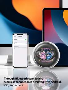 OTN Y091 Auriculares Bluetooth para Dormir con Licencia Oficial de Disney, Diseño Intraural Amigable con la Piel, Ajuste , Compatible con Android, iOS y Otros Sistemas Principales - Ver 7
