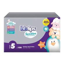 Bbtips Unisex Disposable Diaper Size 5 100 Pcs - Purple - View 3
