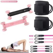 Ankle Straps Resistance Bands Set Fitness Workout Exercise Equipment Ankle Weight Yoga Elastic Fitness Band For Gym Man Woman - Multicolor - View 1