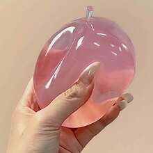 Juguete de apretar de cristal con forma de manzana grande, juguete de alivio del estrés de rebote lento, textura de crema maleable con piel extra fina, pelota squishy hecha a mano, juguete suave y lindo - Multicolor - Ver 7