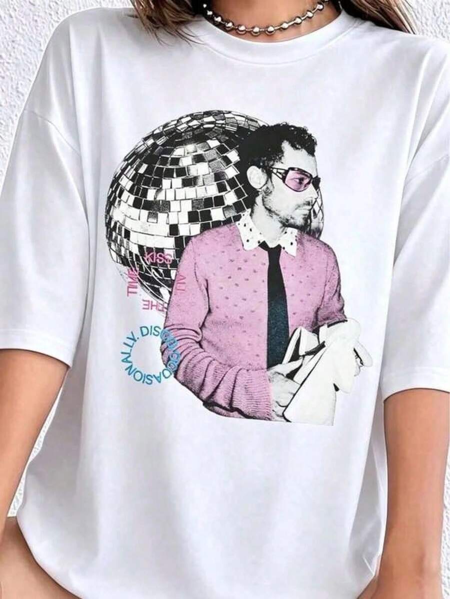 Women T-Shirts - 白色 - 查看 1