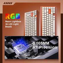 AULA Keyboard Mekanik HERO 75 HE Hall Effect, 3 Mode 2.4G/Bluetooth/Berkabel, Tata Letak 75%, Struktur Gasket Hot-Swappable, Lampu Latar RGB, Keyboard Gaming - View 4