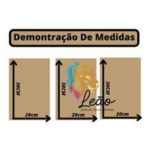 Quadros Decorativos MDF - Decoração parede Frases - Antes De Tudo Fé, Depois de Tudo Gratidão - Flores Flor Rosa - kit 3 placas MDF 20x30cm - Coral - Visão 2