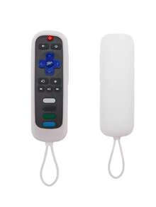 1件/2件/3件/4件 矽膠遙控器保護套，適用於電視遙控器，螢光遙控器保護殼，適用於 Streaming Stick 4K Express 4K+ Premiere Streambar 簡易遙控器/語音遙控器，附掛繩，夜光 - A - 查看 10