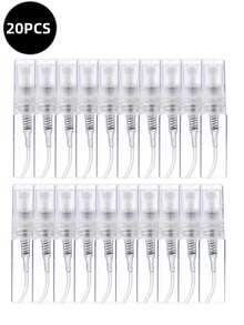 1/5/10/20 piezas Botellas de spray de perfume recargables mini, contenedores de almacenamiento de líquidos cosméticos transparentes con bomba de spray (3ML/5ML/10ML) - transparente - Ver 15